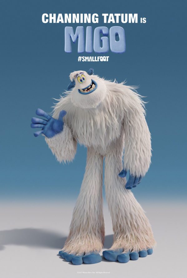 Smallfoot poster offers first look at Channing Tatum's Migo