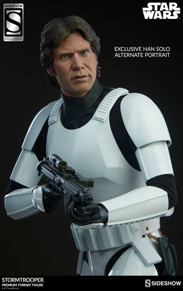 han solo in stormtrooper disguise