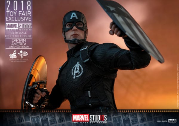 Captain America Chrome 2018, Toy NEU Marvel Studio's 10th Anniversary - Fun