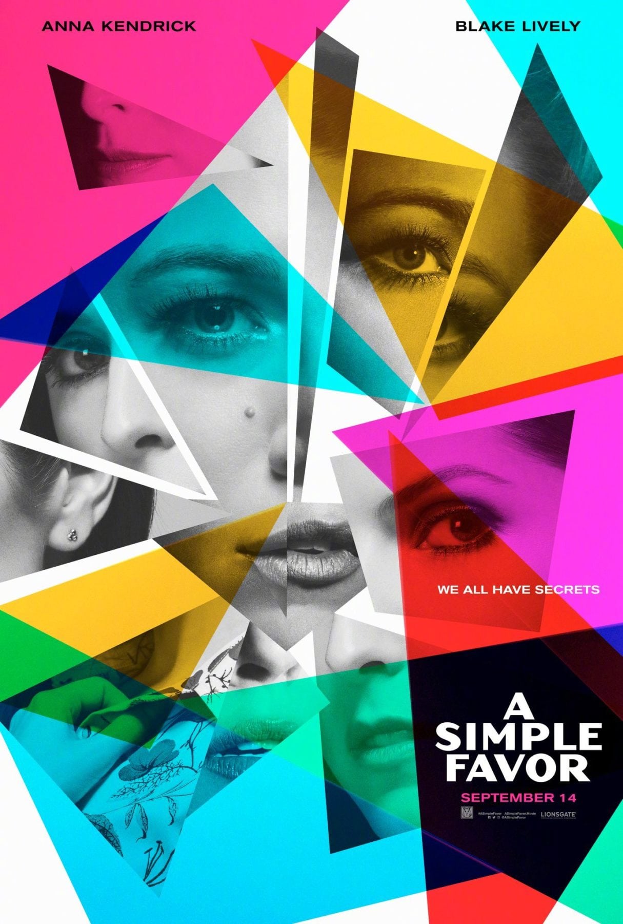 A Simple Favor gets a new poster and TV spots