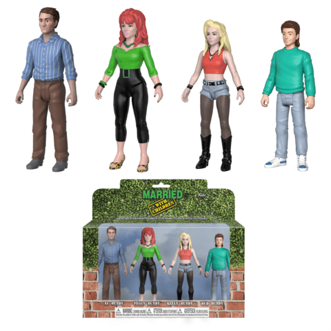MARRIED WITH CHILDREN POSEABLE 4PC SET FUNKO 2018 FALL CONVENTION EXCLUSIVE,BN 
