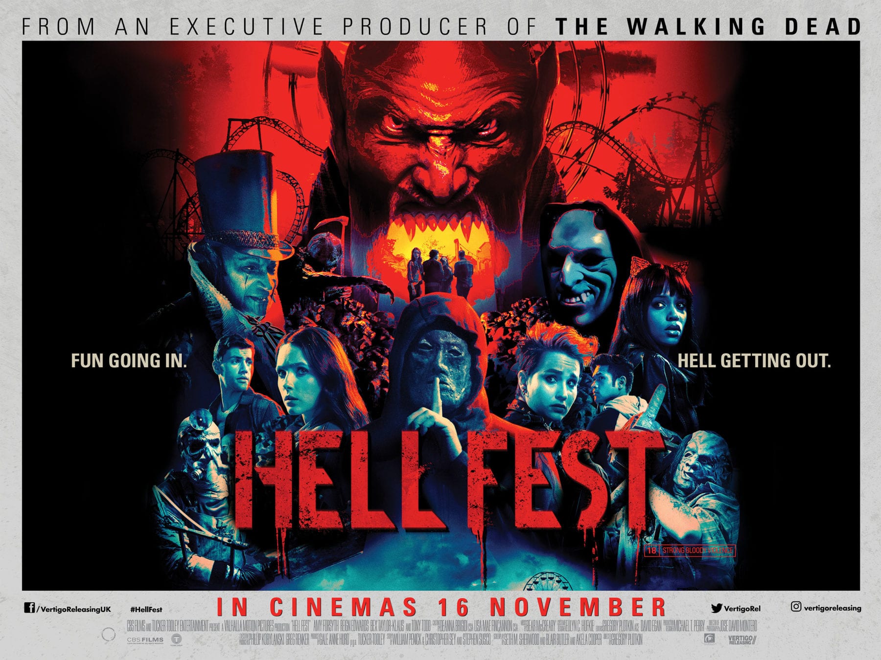 Giveaway - Win a Hell Fest movie poster - NOW CLOSED 
