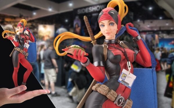 kotobukiya marvel bishoujo lady deadpool statue