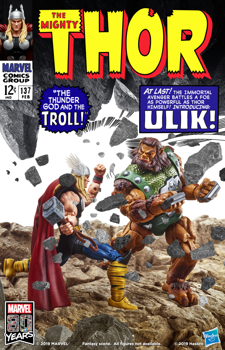 Hasbro Marvel Legends 80th Anniversary Thor Comic Book Cover