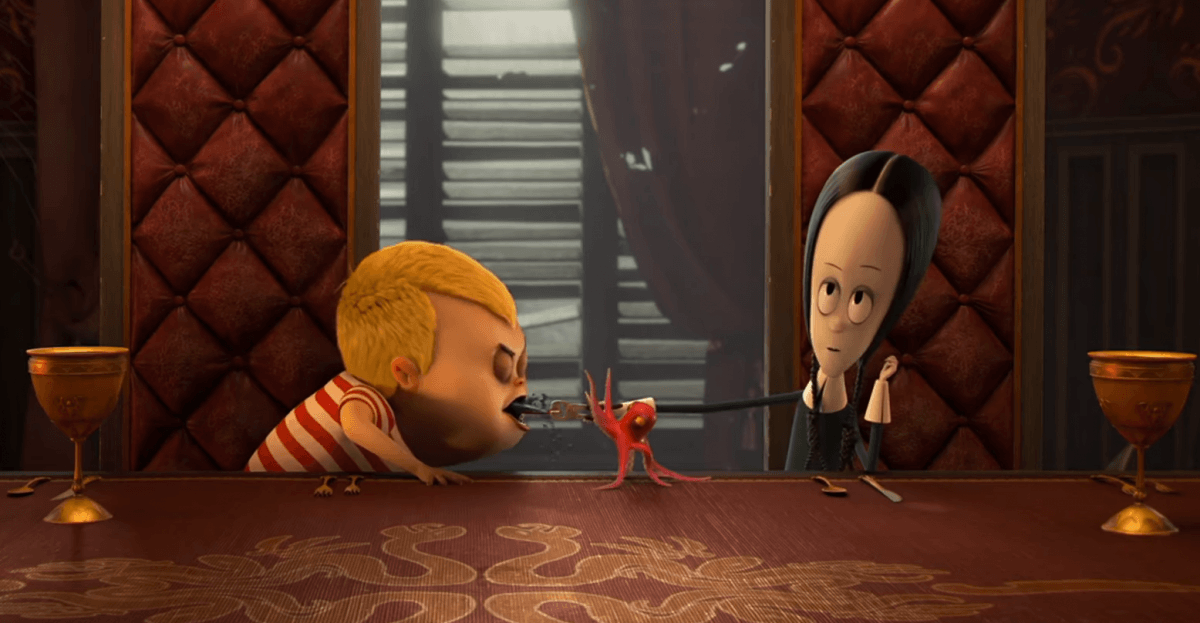 The Addams Family invites us to dinner in new clip from animated movie