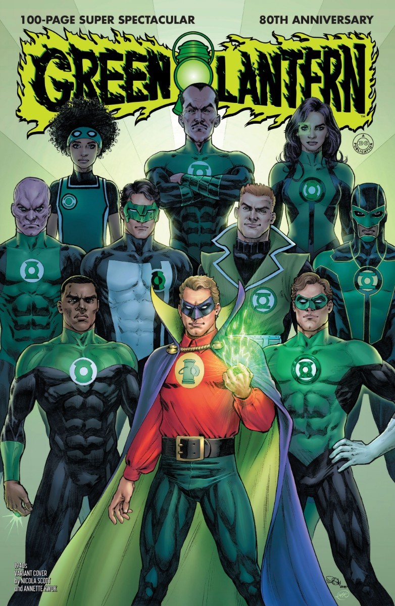 GREEN LANTERN 80TH  #1 JIM LEE 2010s VARIANT 6/24/20 FREE SHIPPING AVAILABLE 
