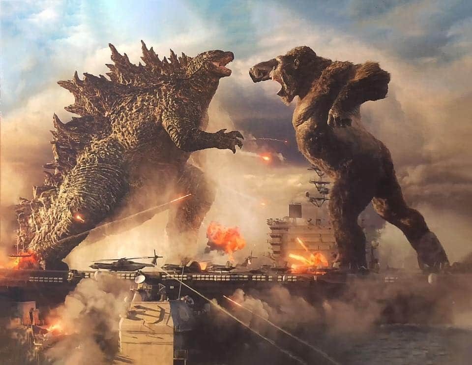 Godzilla vs. Kong promo art teases a battle of epic ...