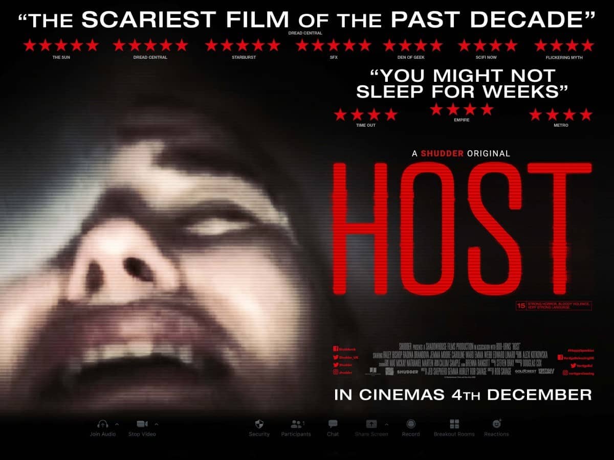 host zoom horror movie
