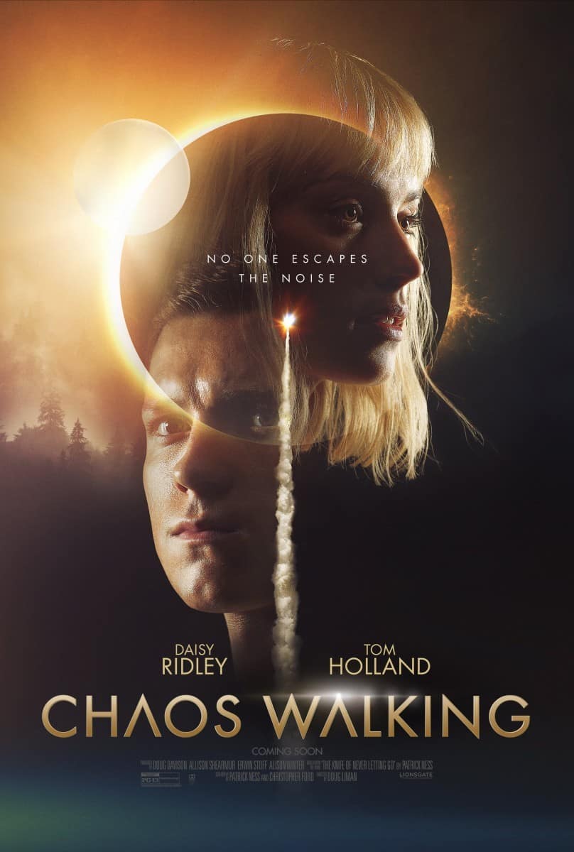 Chaos Walking review - Tom Holland and Daisy Ridley head 