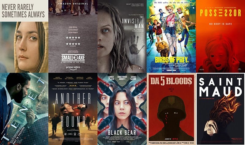Flickering Myth's Top Ten Movies of 2020