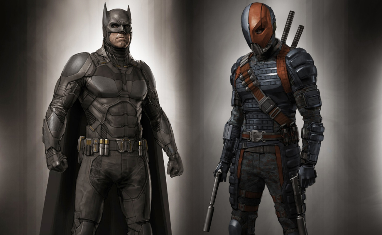 Concept art from Ben Affleck's The Batman features Deathstroke and the Dark  Knight