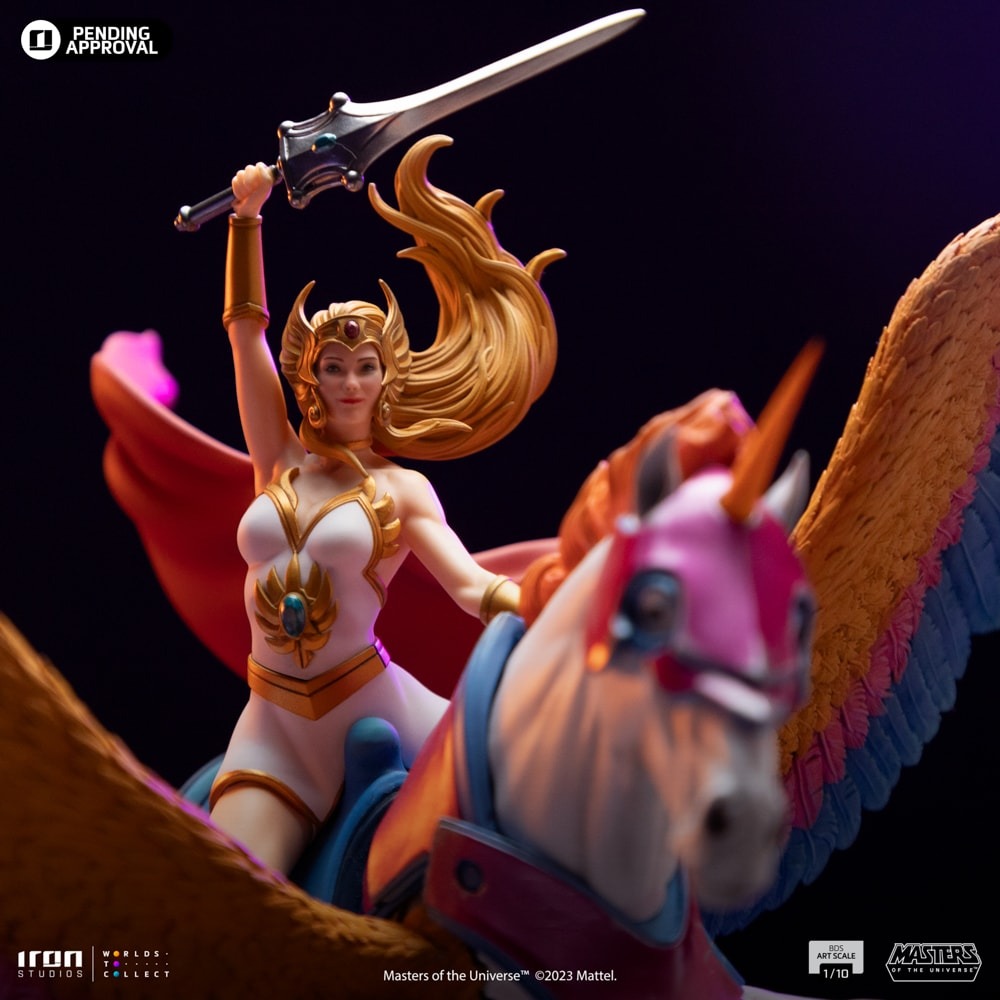 thumbnail image 2 of She-Ra & Swift Wind Key Ring - Masters Of The Universe MOTU Accessory 2 of 2