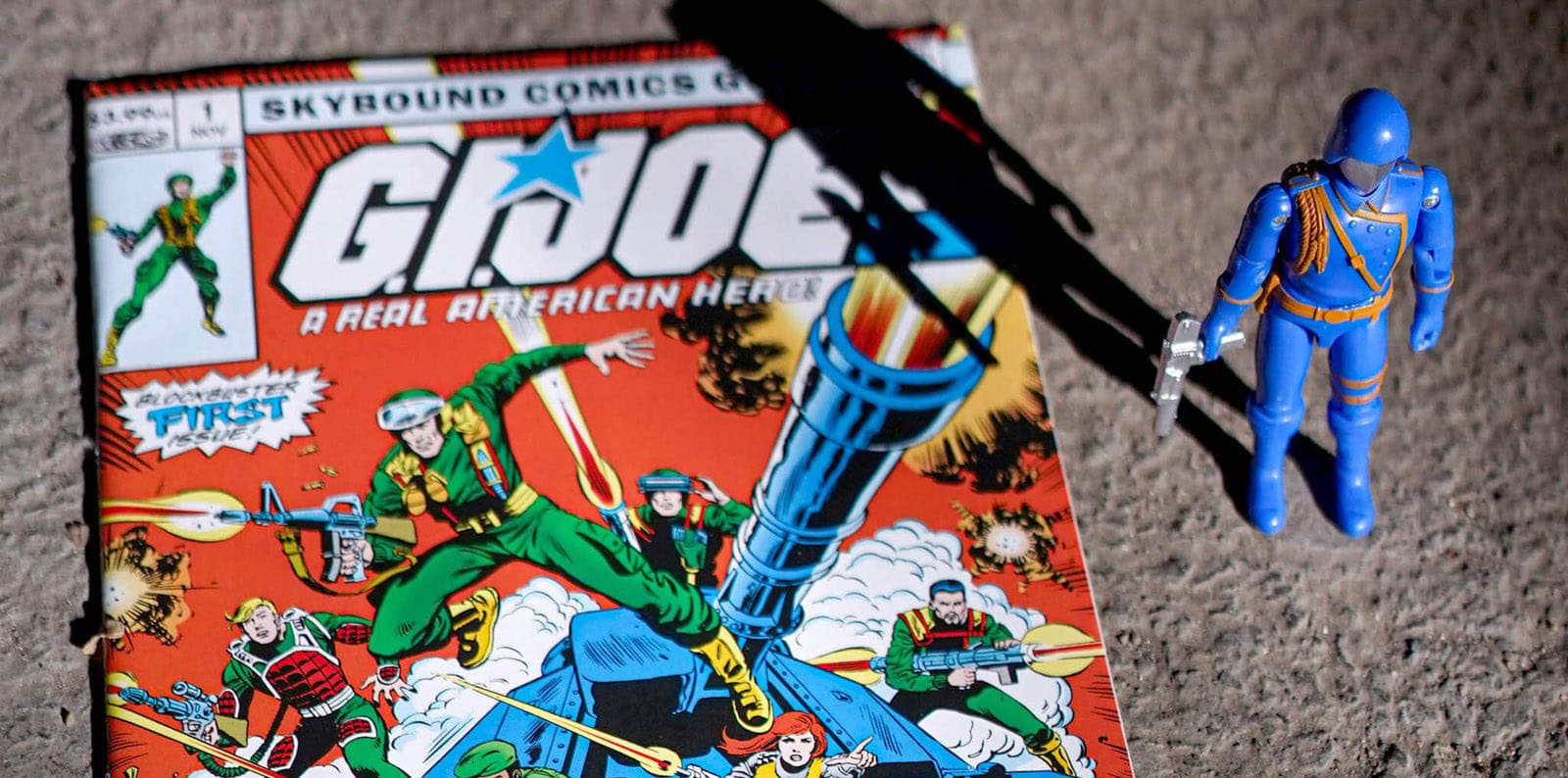 G.I. Joe: A Real American Hero ReAction+ Cobra Commander & Comic 