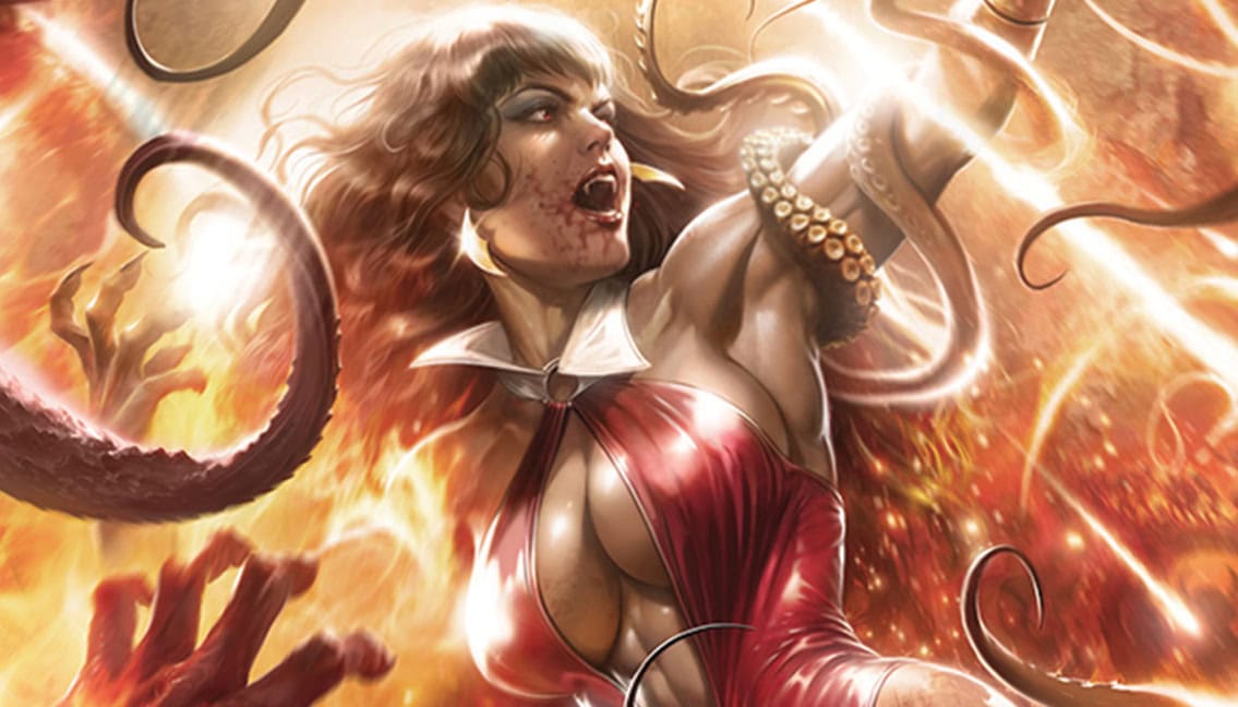 Dynamite takes Vampirella to Paradise with first-look sneak peek at new series