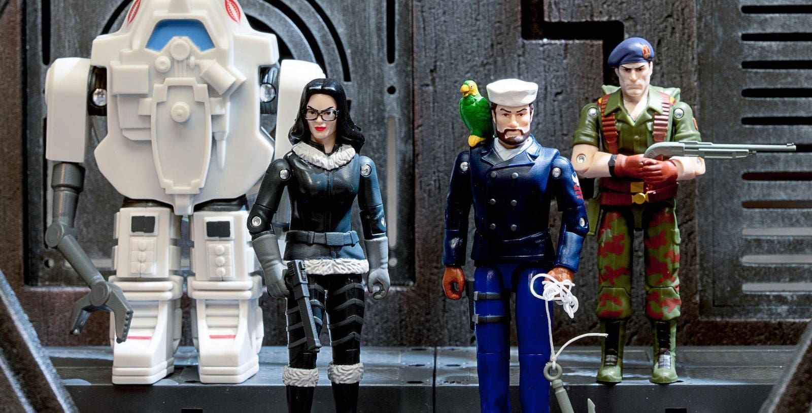 Super7’s G.I. Joe: A Real American Hero ReAction+ line adds Flint, Shipwreck, Baroness and S.N.A.K.E. Armor
